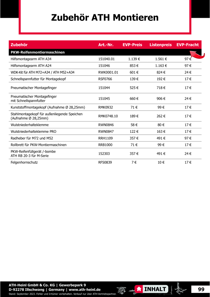 ATH Heinl - Katalog NR.: 21023 - Seite 99