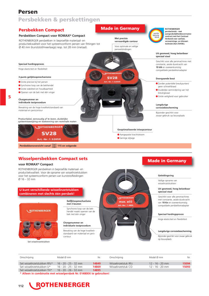 Rothenberger Hoofd catalogus NR.: 2103 - Pagina 113