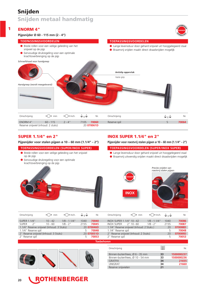 Rothenberger Hoofd catalogus NR.: 2103 - Pagina 21