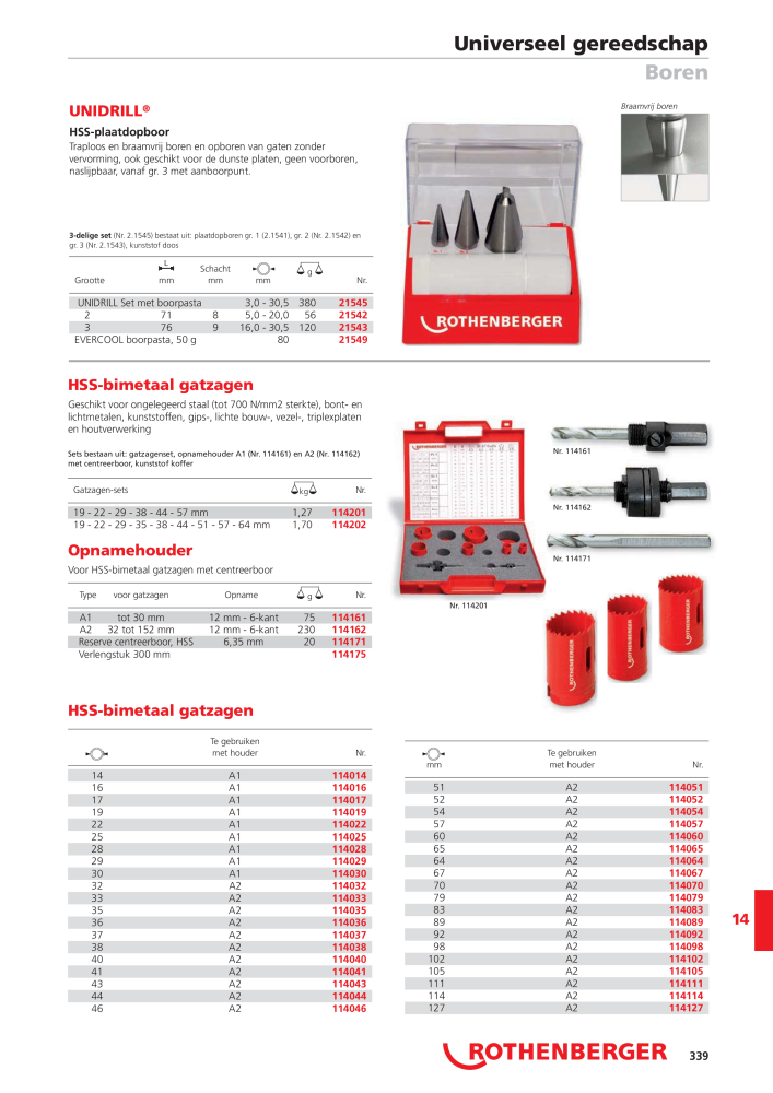 Rothenberger Hoofd catalogus NR.: 2103 - Pagina 340