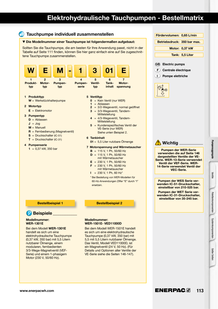 ENERPAC - Hydraulische Spanntechnik NR.: 21038 - Pagina 113