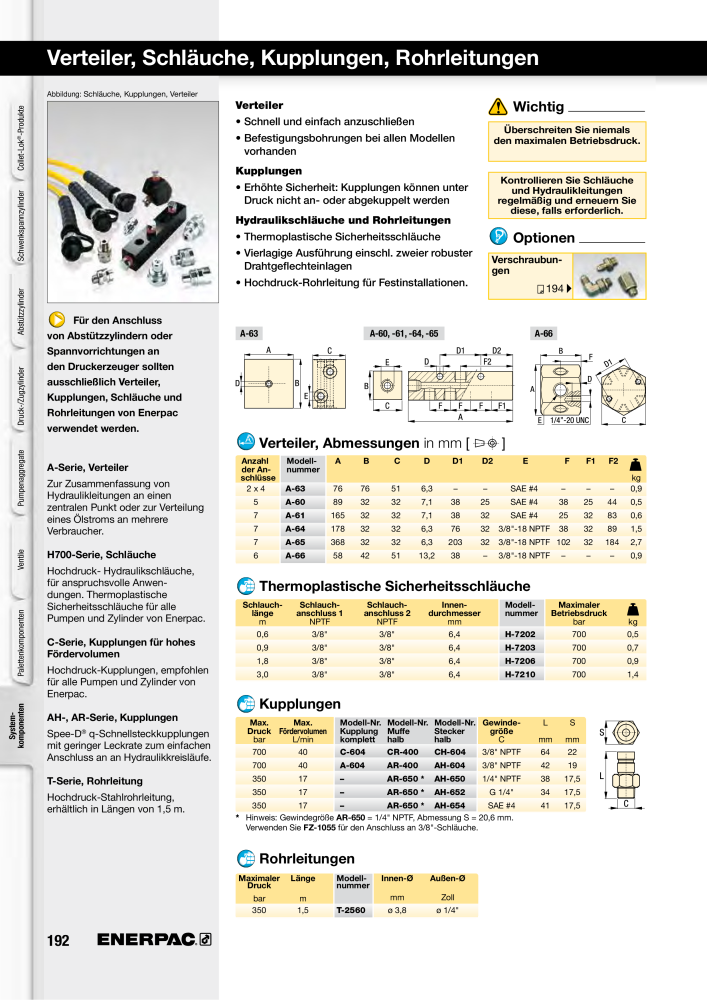 ENERPAC - Hydraulische Spanntechnik NR.: 21038 - Pagina 192