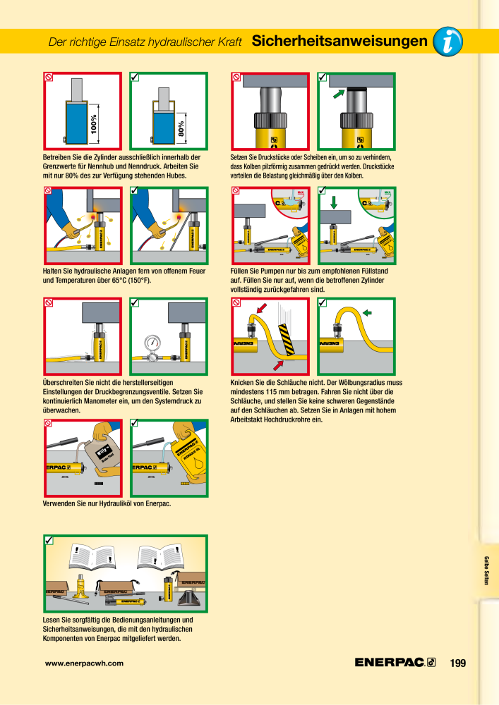 ENERPAC - Hydraulische Spanntechnik NO.: 21038 - Page 199