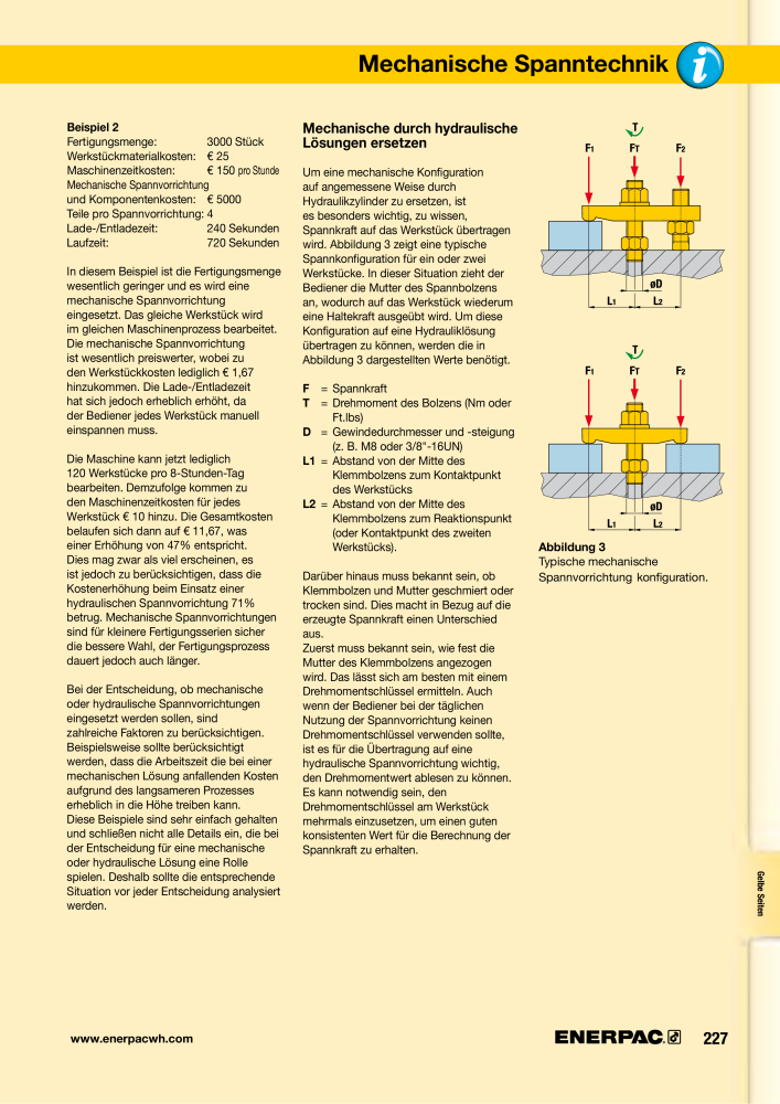 ENERPAC - Hydraulische Spanntechnik NO.: 21038 - Page 227