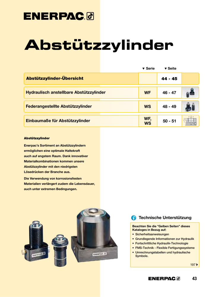 ENERPAC - Hydraulische Spanntechnik NR.: 21038 - Pagina 43