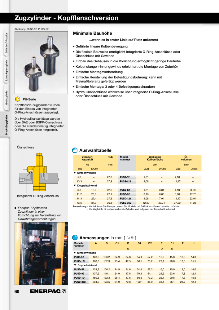 ENERPAC - Hydraulische Spanntechnik NR.: 21038 - Seite 60