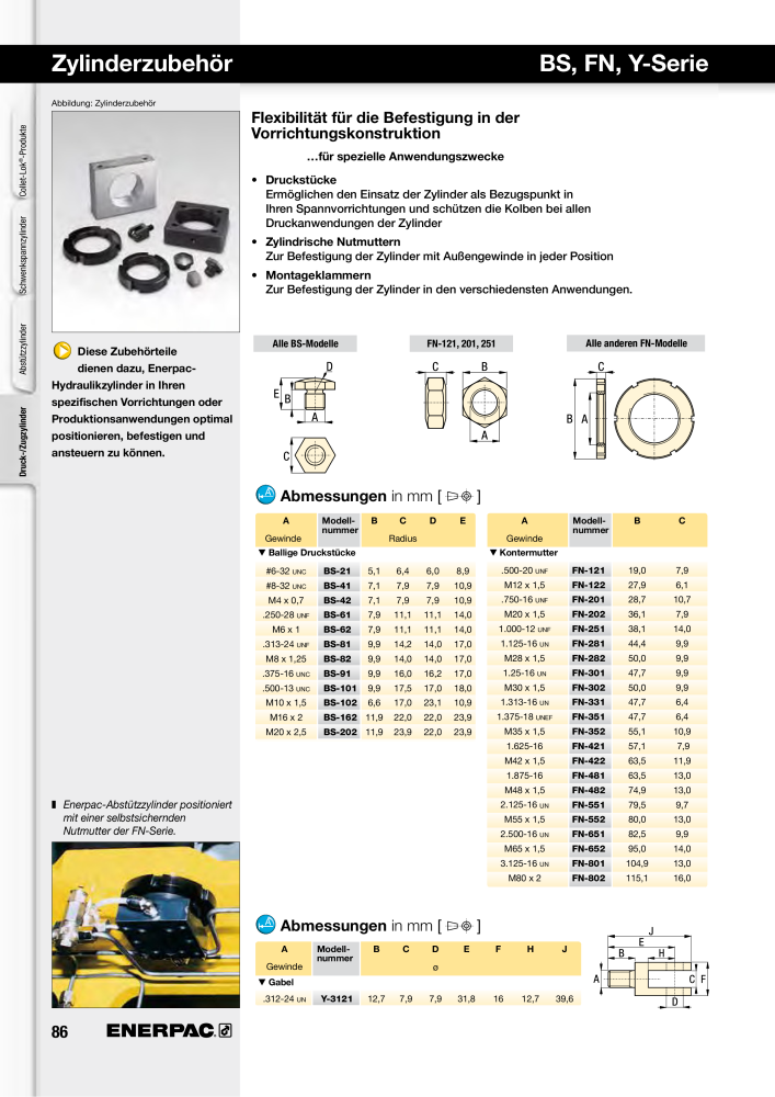 ENERPAC - Hydraulische Spanntechnik NR.: 21038 - Seite 86