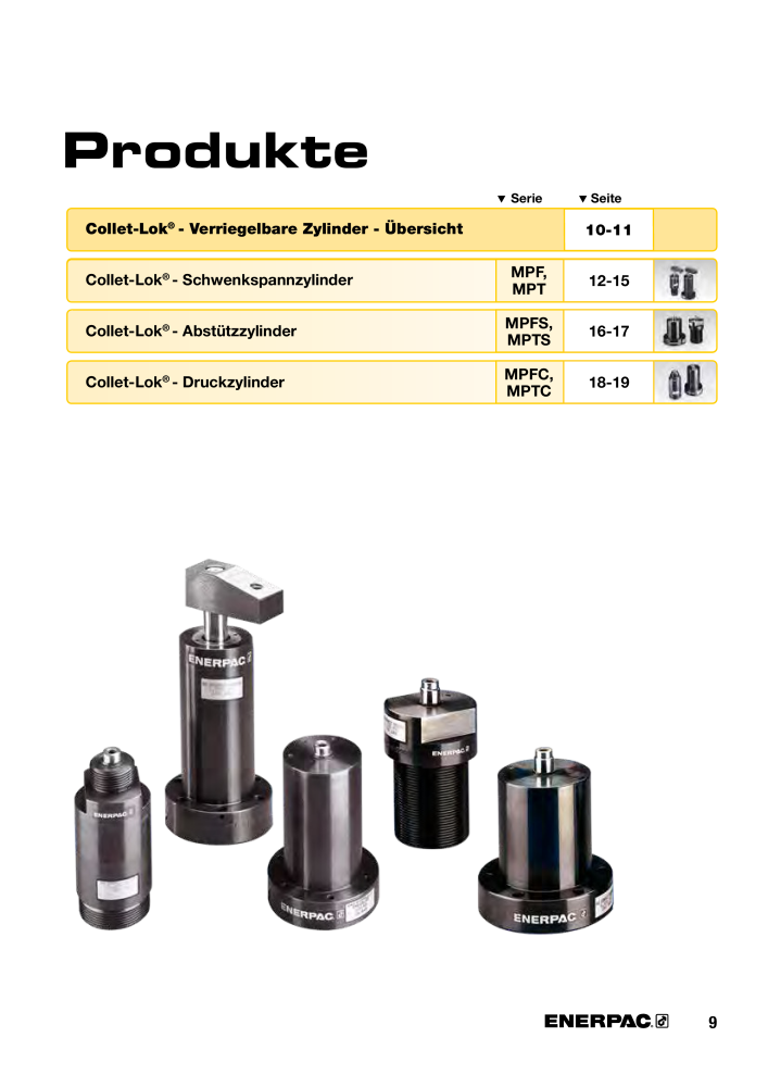 ENERPAC - Hydraulische Spanntechnik NR.: 21038 - Seite 9