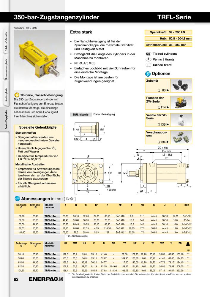 ENERPAC - Hydraulische Spanntechnik NR.: 21038 - Seite 92