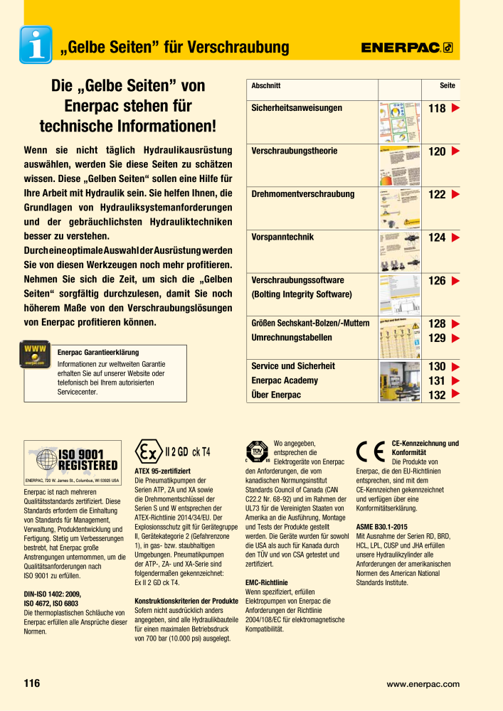 ENERPAC - Verschraubungsgeräte NR.: 21039 - Seite 118