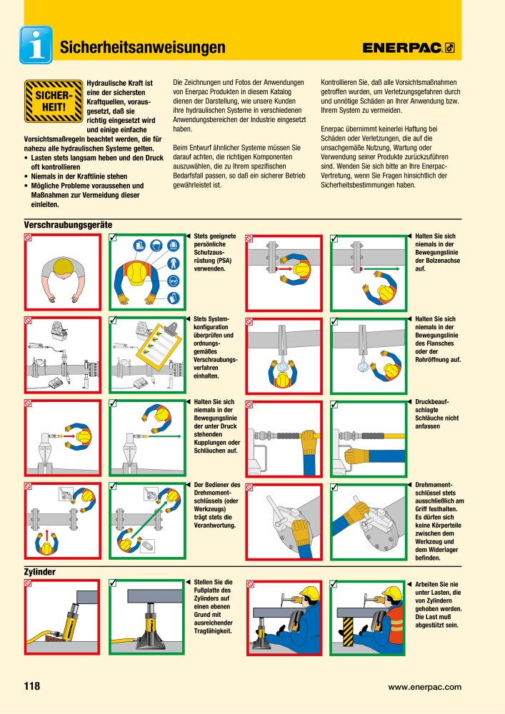 ENERPAC - Verschraubungsgeräte n.: 21039 - Pagina 120