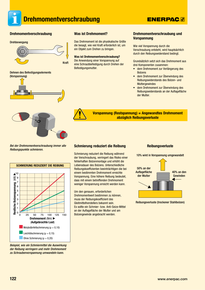 ENERPAC - Verschraubungsgeräte n.: 21039 - Pagina 124