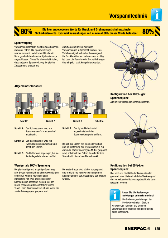 ENERPAC - Verschraubungsgeräte NR.: 21039 - Pagina 127