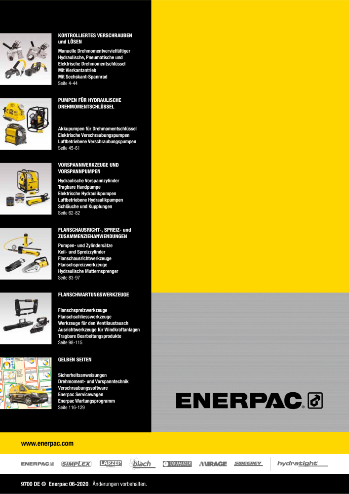 ENERPAC - Verschraubungsgeräte NR.: 21039 - Seite 136