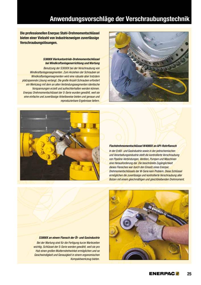 ENERPAC - Verschraubungsgeräte NR.: 21039 - Pagina 27