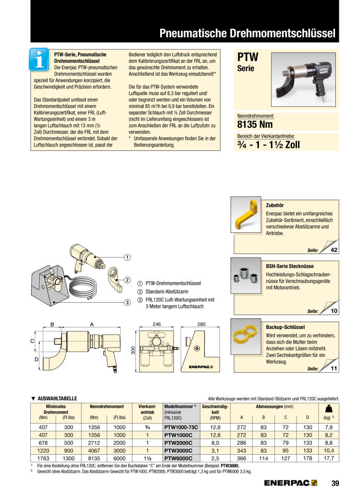 ENERPAC - Verschraubungsgeräte n.: 21039 - Pagina 41