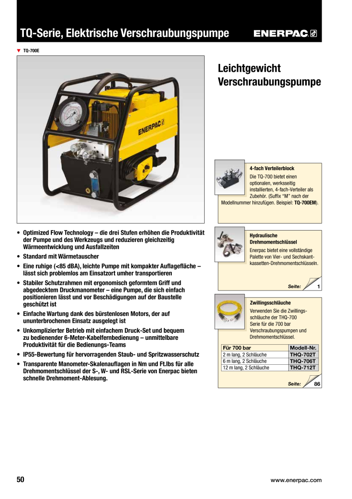 ENERPAC - Verschraubungsgeräte NR.: 21039 - Seite 52