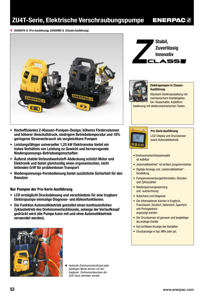 ENERPAC - Verschraubungsgeräte n.: 21039 - Pagina 54