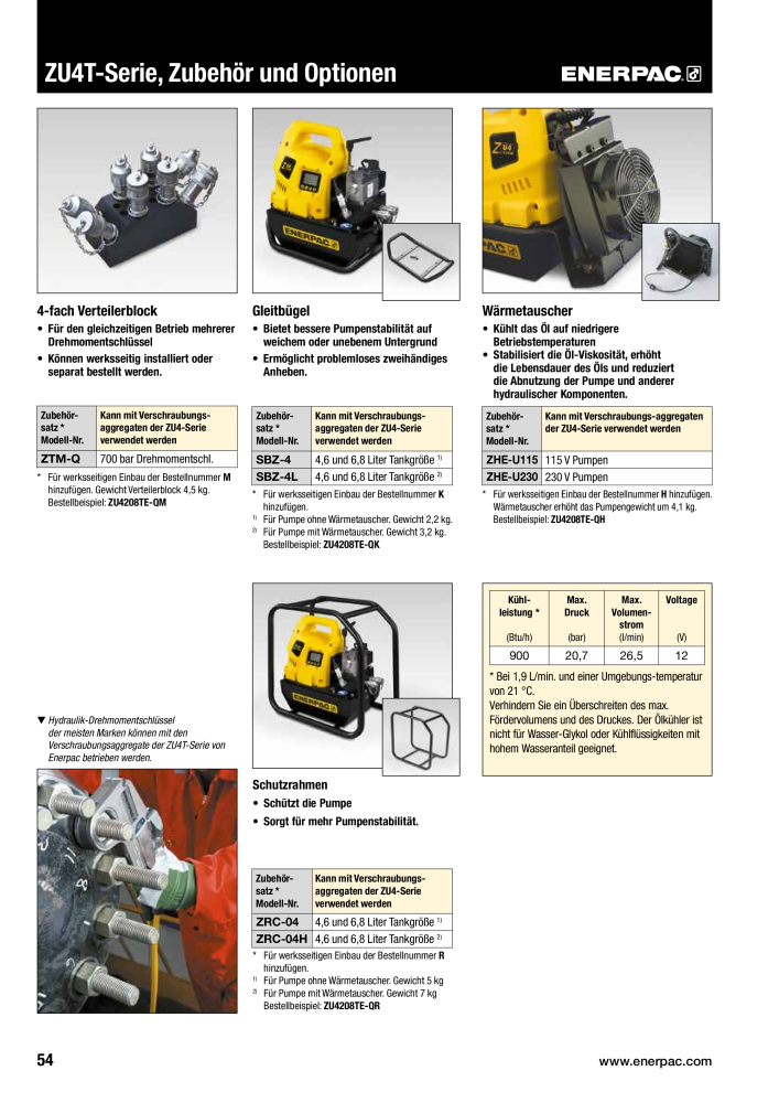 ENERPAC - Verschraubungsgeräte NR.: 21039 - Seite 56