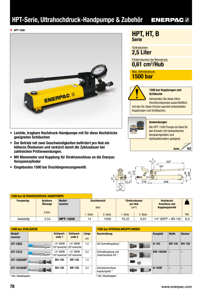 ENERPAC - Verschraubungsgeräte NR.: 21039 - Seite 80