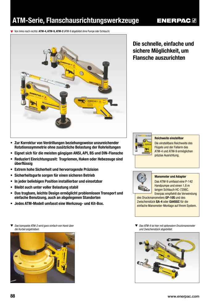 ENERPAC - Verschraubungsgeräte n.: 21039 - Pagina 90