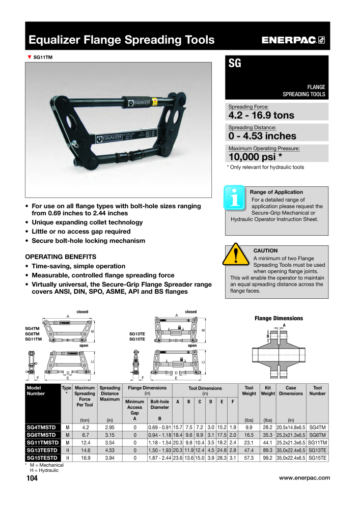 ENERPAC - Bolting Tools NR.: 21042 - Strona 106