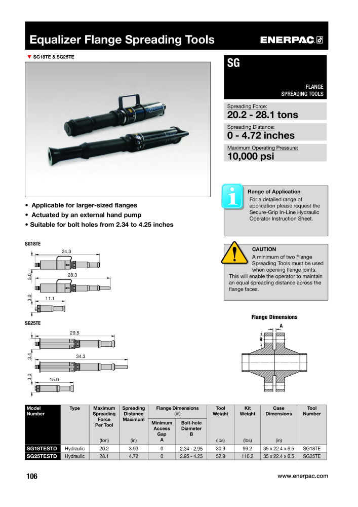 ENERPAC - Bolting Tools NR.: 21042 - Strona 108