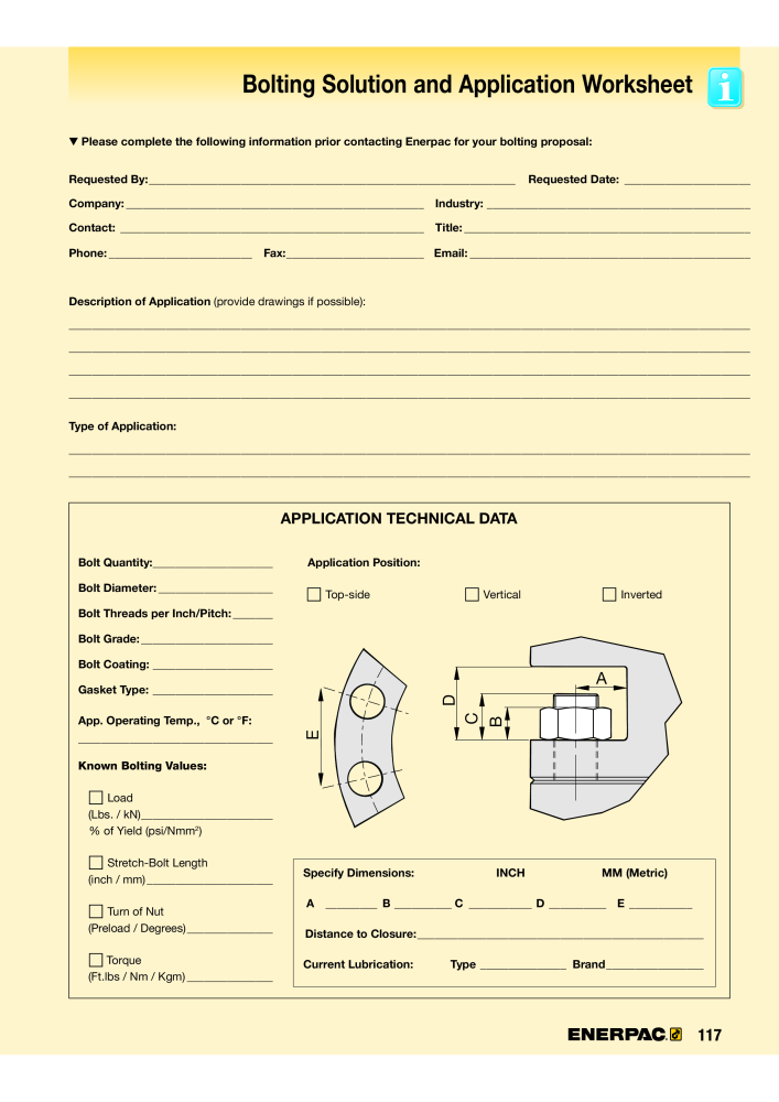 ENERPAC - Bolting Tools NR.: 21042 - Strona 119