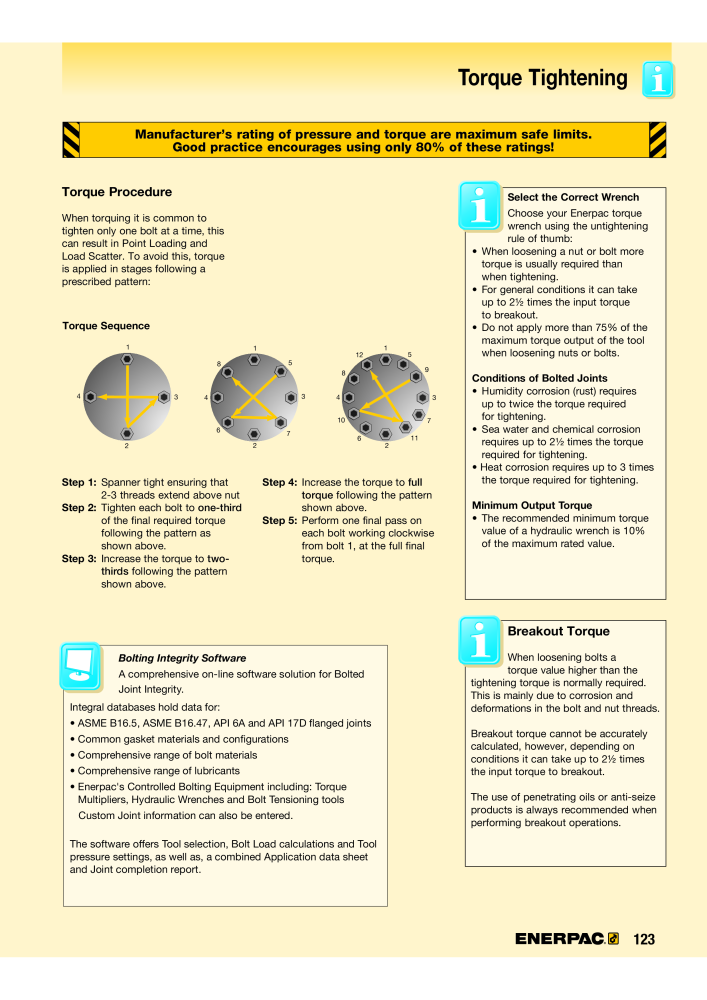 ENERPAC - Bolting Tools NR.: 21042 - Strona 125