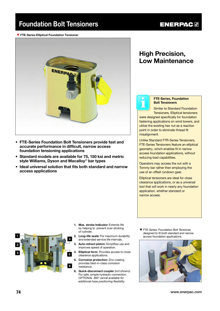 ENERPAC - Bolting Tools NR.: 21042 - Strona 76