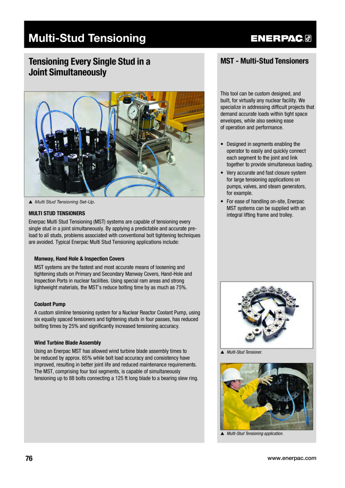 ENERPAC - Bolting Tools NR.: 21042 - Strona 78