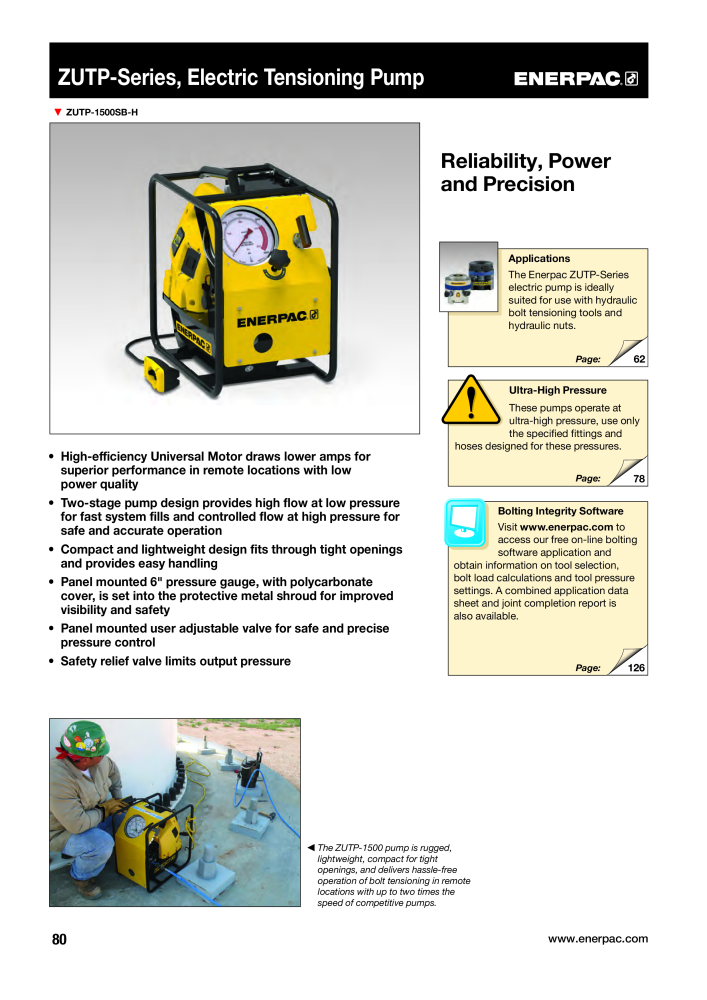 ENERPAC - Bolting Tools Nº: 21042 - Página 82