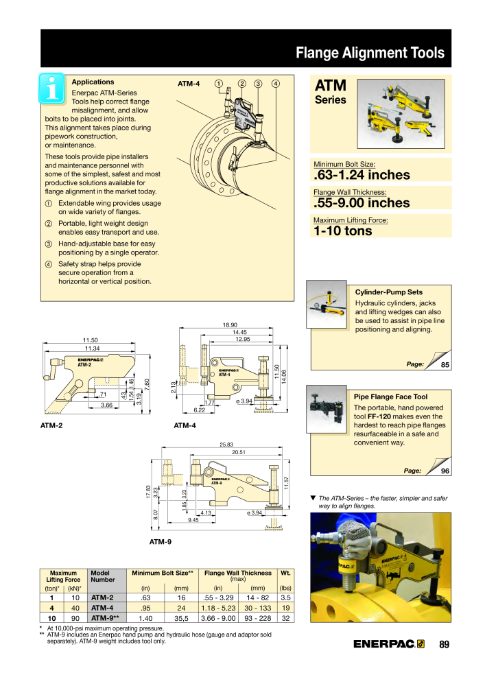 ENERPAC - Bolting Tools NR.: 21042 - Strona 91