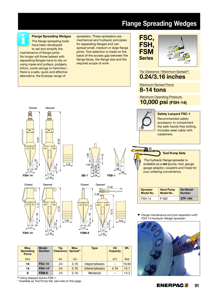 ENERPAC - Bolting Tools Nº: 21042 - Página 93