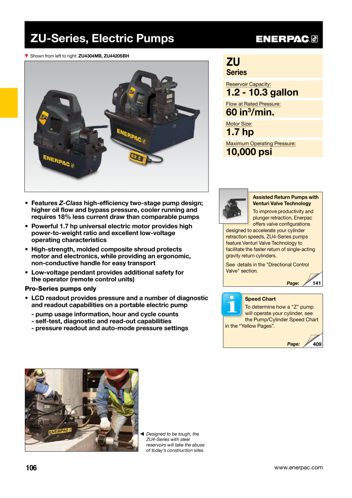 ENERPAC - Industrial Tools Nb. : 21043 - Page 108