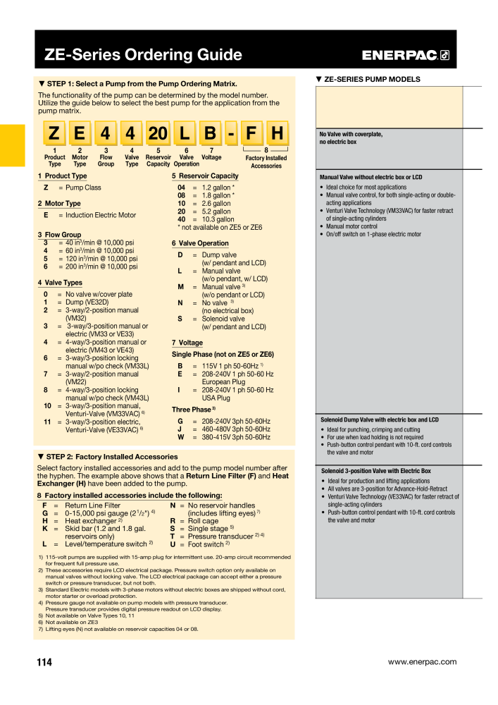 ENERPAC - Industrial Tools NR.: 21043 - Strona 116