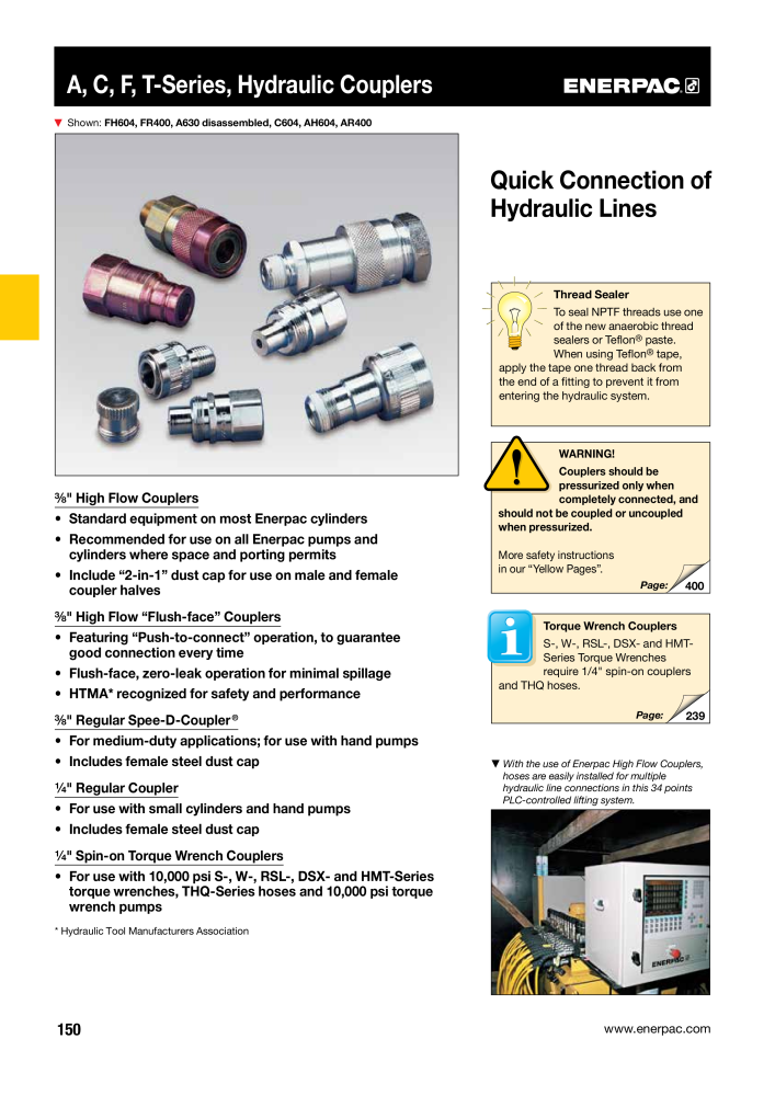 ENERPAC - Industrial Tools Nº: 21043 - Página 152