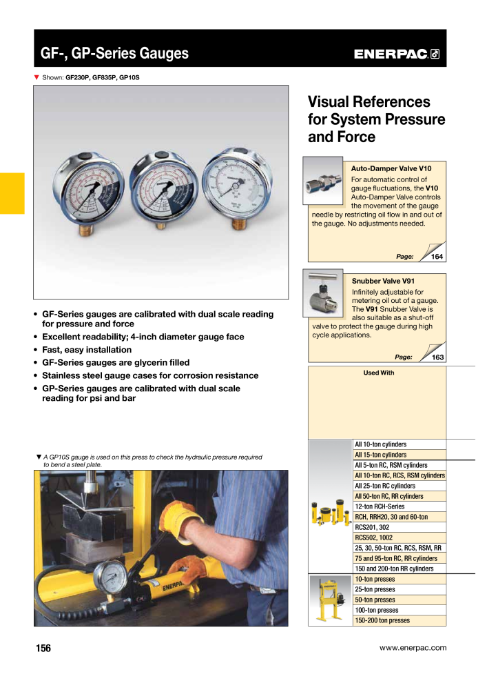 ENERPAC - Industrial Tools Nº: 21043 - Página 158