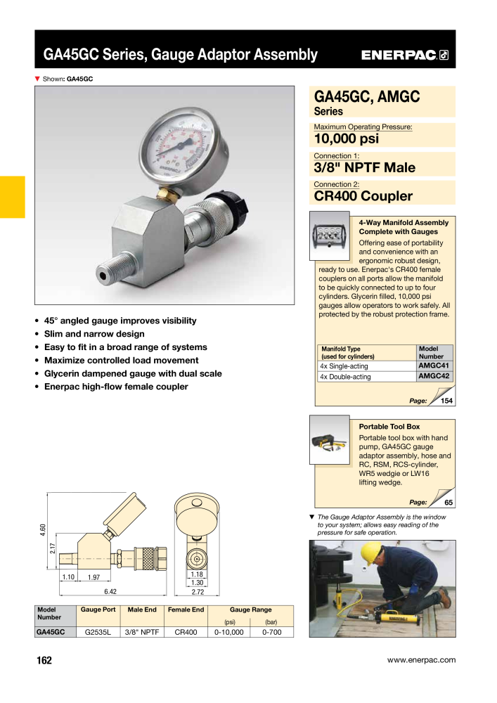 ENERPAC - Industrial Tools Nº: 21043 - Página 164