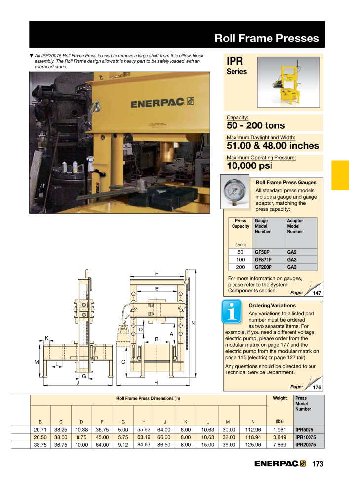 ENERPAC - Industrial Tools NO.: 21043 - Page 175