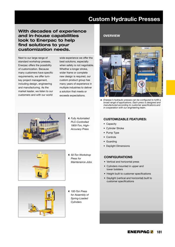 ENERPAC - Industrial Tools NO.: 21043 - Page 183