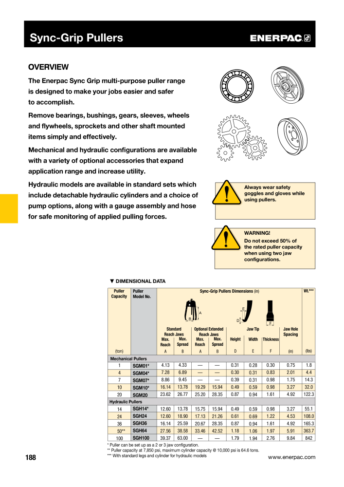 ENERPAC - Industrial Tools NO.: 21043 - Page 190