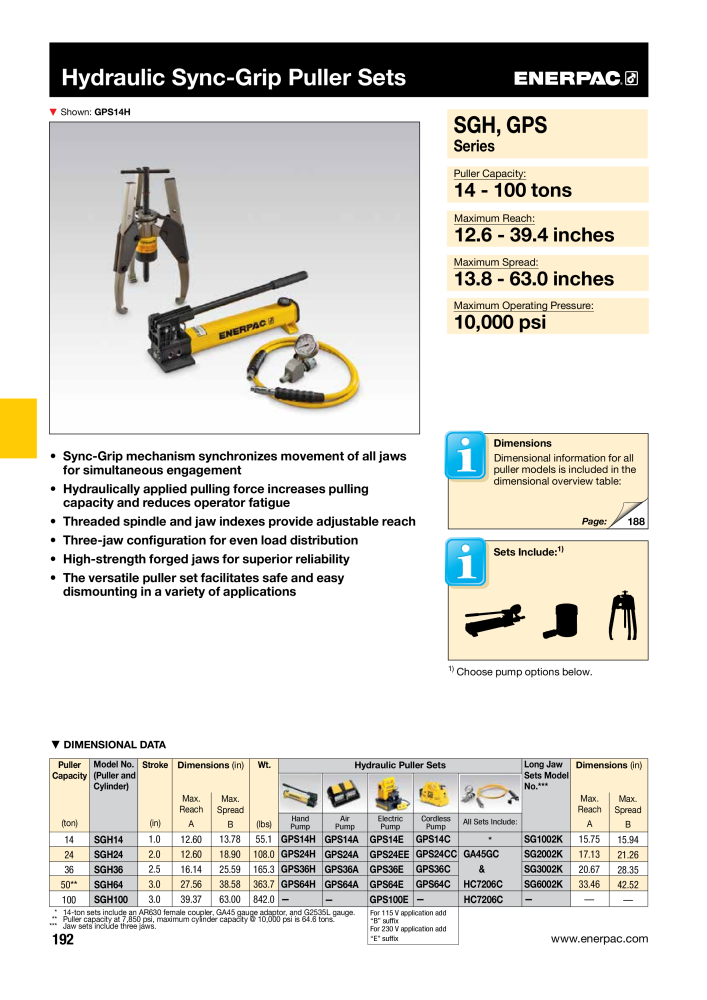 ENERPAC - Industrial Tools NO.: 21043 - Page 194