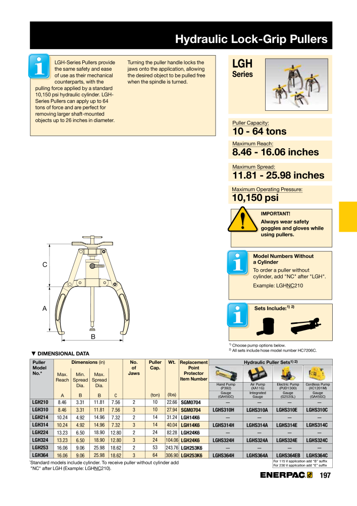 ENERPAC - Industrial Tools NO.: 21043 - Page 199