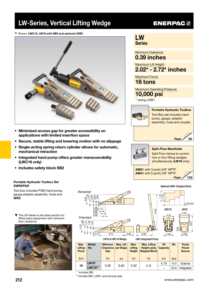 ENERPAC - Industrial Tools NR.: 21043 - Pagina 214