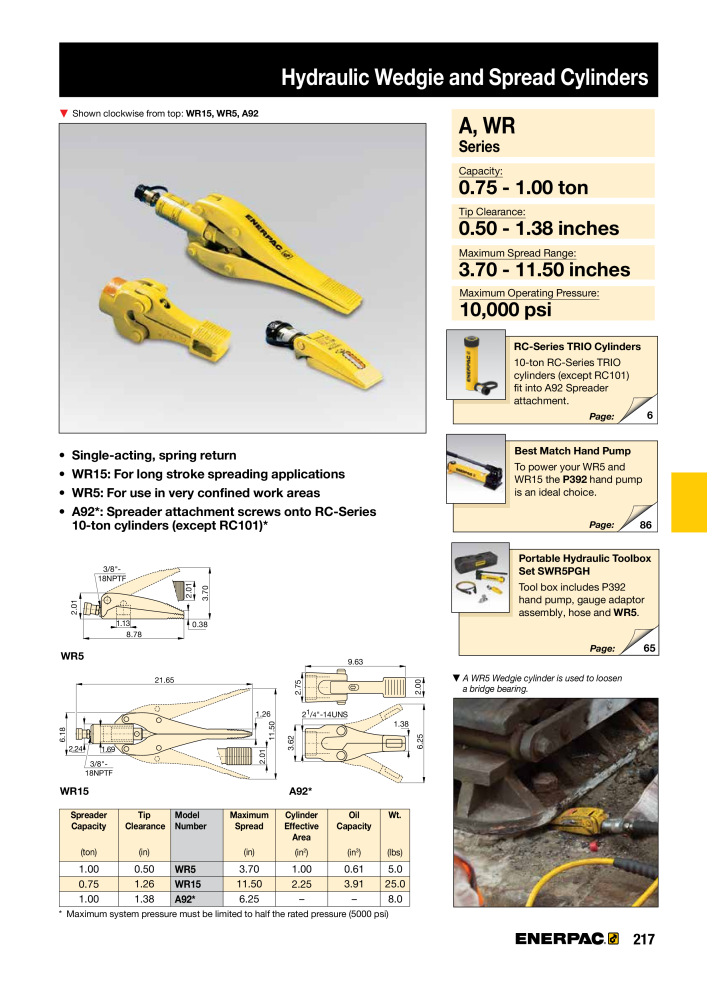 ENERPAC - Industrial Tools NEJ.: 21043 - Sida 219