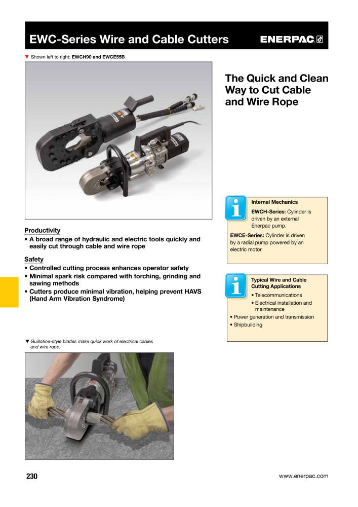 ENERPAC - Industrial Tools NO.: 21043 - Page 232