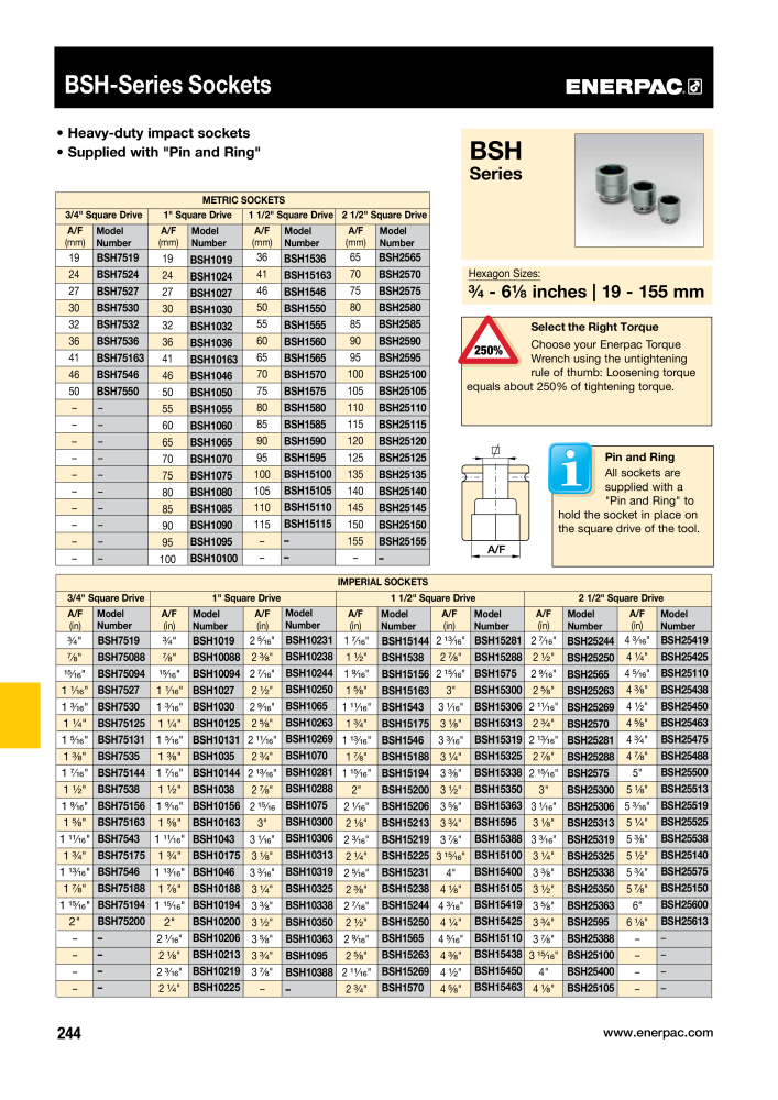 ENERPAC - Industrial Tools NR.: 21043 - Strona 246