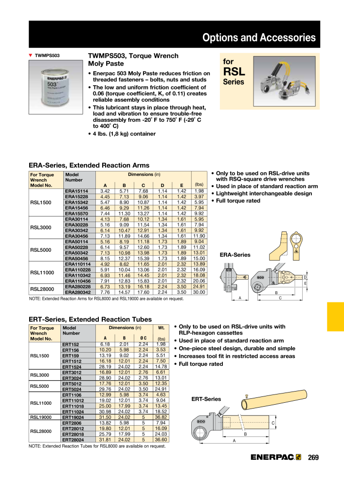 ENERPAC - Industrial Tools NR.: 21043 - Strona 271