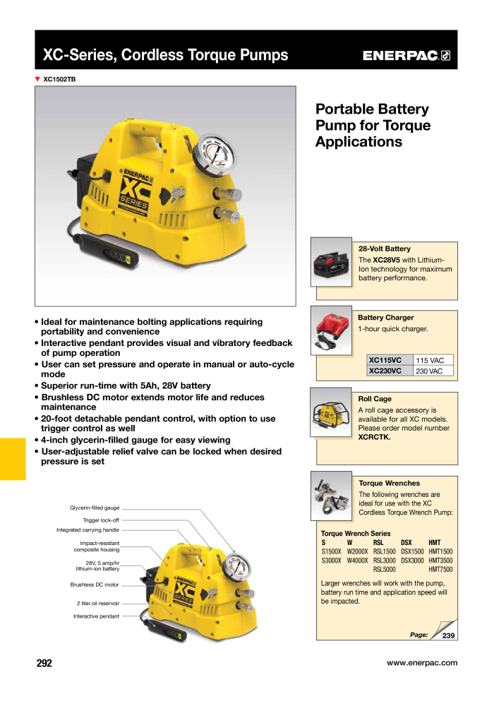 ENERPAC - Industrial Tools NO.: 21043 - Page 294